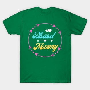 Blessed Mum Inspired Design T-Shirt